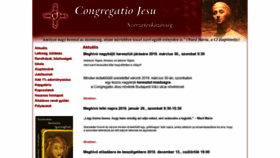 What Congjesu.hu website looked like in 2019 (4 years ago)