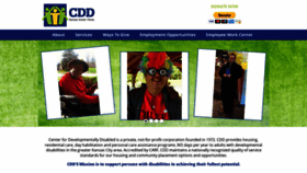 What Cddkc.org website looked like in 2019 (4 years ago)
