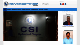 What Csihyderabad.org website looked like in 2019 (4 years ago)