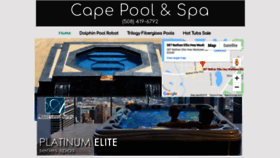 What Capepoolandspa.com website looked like in 2019 (4 years ago)