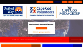 What Capecodvolunteers.org website looked like in 2019 (4 years ago)