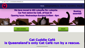 What Catcuddlecafe.com website looked like in 2019 (4 years ago)