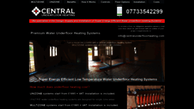 What Centralunderfloorheating.com website looked like in 2019 (4 years ago)