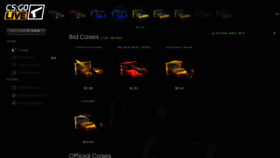 What Csgolive.com website looked like in 2019 (4 years ago)