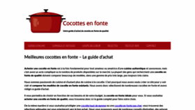 What Cocottes-en-fonte.com website looked like in 2019 (4 years ago)