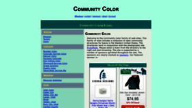 What Communitycolor.com website looked like in 2019 (4 years ago)