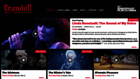 What Crandelltheatre.org website looked like in 2019 (4 years ago)