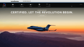 What Cessna.com website looked like in 2019 (4 years ago)