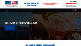 What Careysautobody.com website looked like in 2019 (4 years ago)