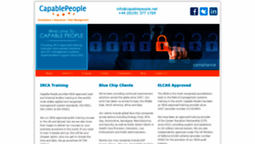 What Capablepeople.net website looked like in 2019 (4 years ago)