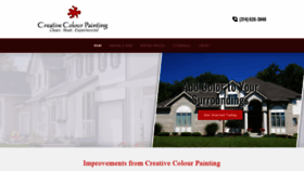 What Creativecolourpainting.com website looked like in 2019 (4 years ago)