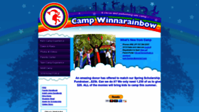 What Campwinnarainbow.org website looked like in 2019 (4 years ago)