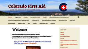 What Cofirstaid.org website looked like in 2019 (4 years ago)