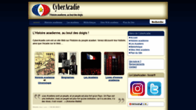 What Cyberacadie.com website looked like in 2019 (4 years ago)