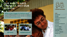What Catholicnunstoday.org website looked like in 2019 (4 years ago)