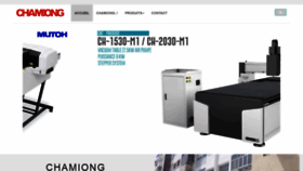 What Chamiong.com website looked like in 2019 (4 years ago)