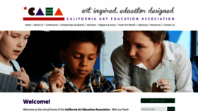 What Caea-arteducation.org website looked like in 2019 (4 years ago)