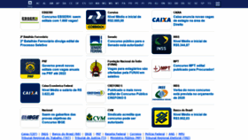 What Concursos.com.br website looked like in 2019 (4 years ago)