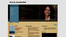 What Corneliawoll.org website looked like in 2019 (4 years ago)