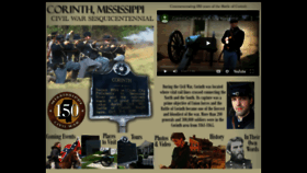 What Corinthcivilwar.com website looked like in 2019 (4 years ago)