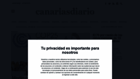 What Canariasdiario.com website looked like in 2019 (4 years ago)