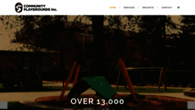 What Communityplaygrounds.com website looked like in 2019 (4 years ago)