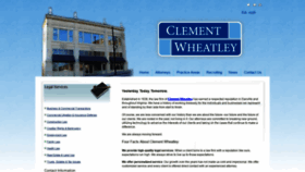 What Clementwheatley.com website looked like in 2019 (4 years ago)