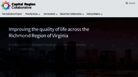 What Capitalregioncollaborative.com website looked like in 2019 (4 years ago)