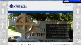 What Churchoftheapostles.net website looked like in 2019 (4 years ago)