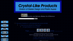 What Crystal-likeplastics.com website looked like in 2019 (4 years ago)