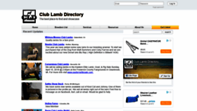 What Clublambdirectory.com website looked like in 2019 (4 years ago)