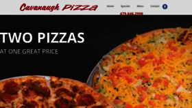 What Cavanaughpizza.net website looked like in 2019 (4 years ago)