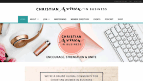 What Christianwomeninbusiness.com.au website looked like in 2019 (4 years ago)