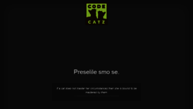 What Codecatz.org website looked like in 2019 (4 years ago)