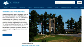 What Cathedralofthepines.org website looked like in 2019 (4 years ago)