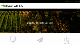 What Claregolfclub.com.au website looked like in 2019 (4 years ago)