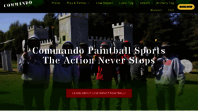 What Commandopaintballsports.com website looked like in 2019 (4 years ago)