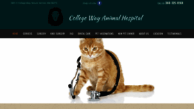 What Collegewaypets.com website looked like in 2019 (4 years ago)