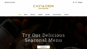 What Castandcrewpub.ca website looked like in 2019 (4 years ago)