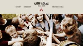 What Campadams.org website looked like in 2019 (4 years ago)