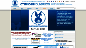 What Cystinosis.com website looked like in 2019 (4 years ago)