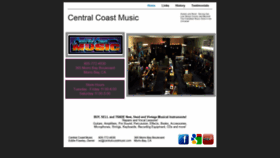 What Centralcoastmusic.com website looked like in 2019 (4 years ago)