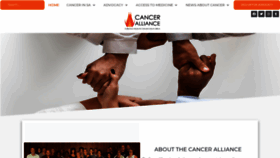What Canceralliance.co.za website looked like in 2019 (4 years ago)