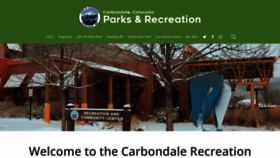 What Carbondalerec.com website looked like in 2019 (4 years ago)