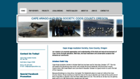 What Capearagoaudubon.org website looked like in 2019 (4 years ago)