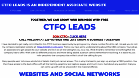 What Ctfoleads.com website looked like in 2019 (4 years ago)