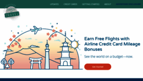 What Cardsfortravel.com website looked like in 2019 (4 years ago)