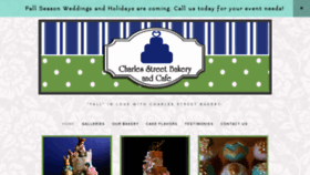 What Charlesstreetbakery.com website looked like in 2019 (4 years ago)