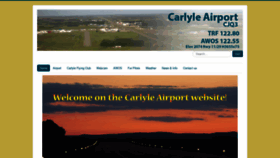 What Carlyleairport.ca website looked like in 2019 (4 years ago)