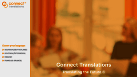 What Connect-translations.com website looked like in 2019 (4 years ago)